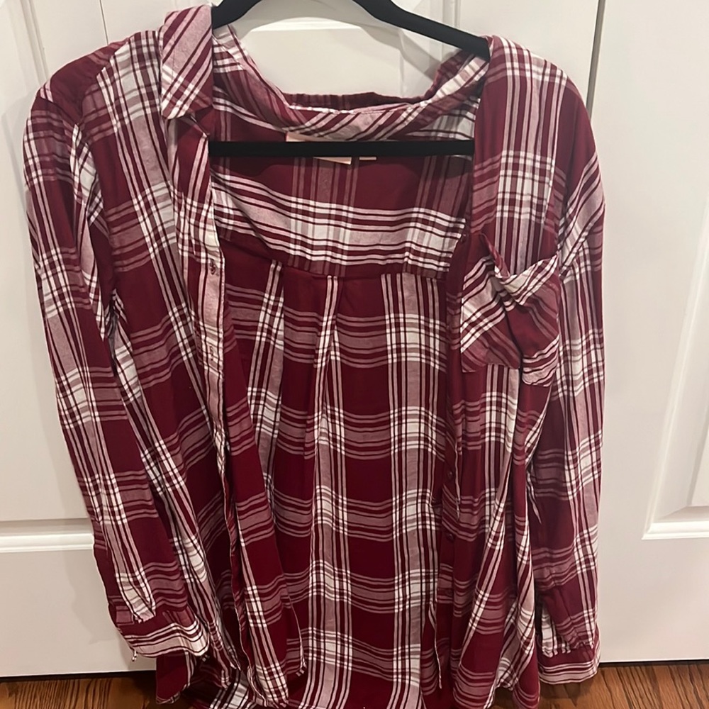 Red and white flannel